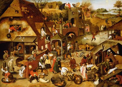 Die flämischen Sprichwörter von Pieter Brueghel the Younger